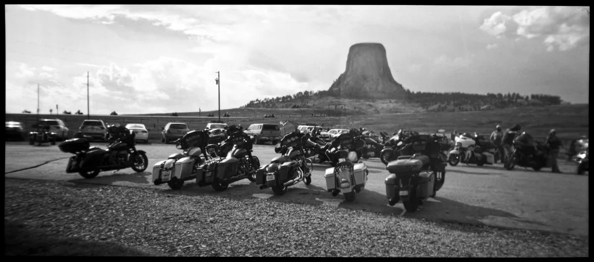 Devils Tower National Monument and Motorcycles, WY, August 2025