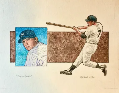Mickey Mantle Dual Tribute