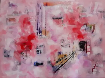 Pink Cityscape